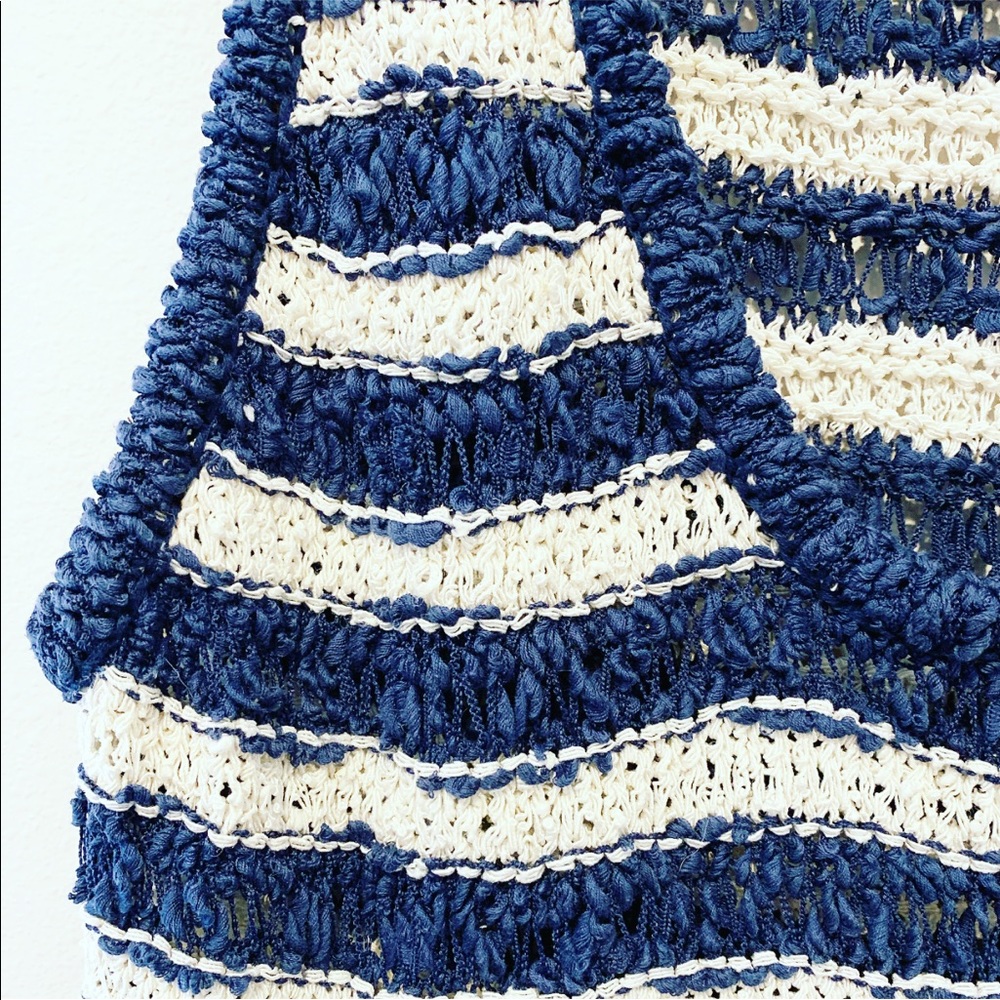 Rag & Bone Navy White Striped Top - Picture 3 of 7